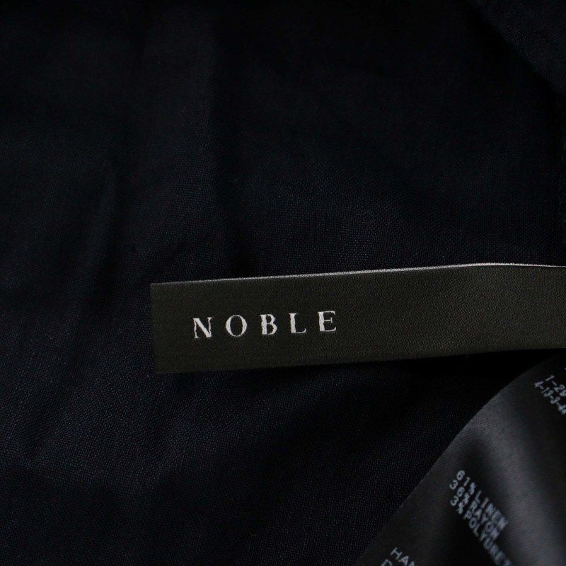 ノーブル NOBLE 22SS リネンラッフルスリーブブラウス シャツ