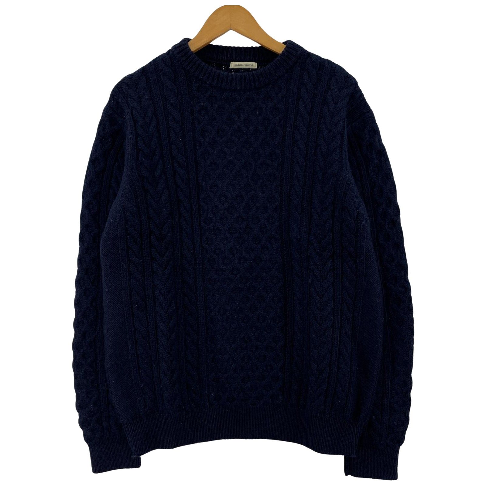 UNIVERSAL PRODUCTS ケーブル編みニット size3/ネイビー - メルカリ