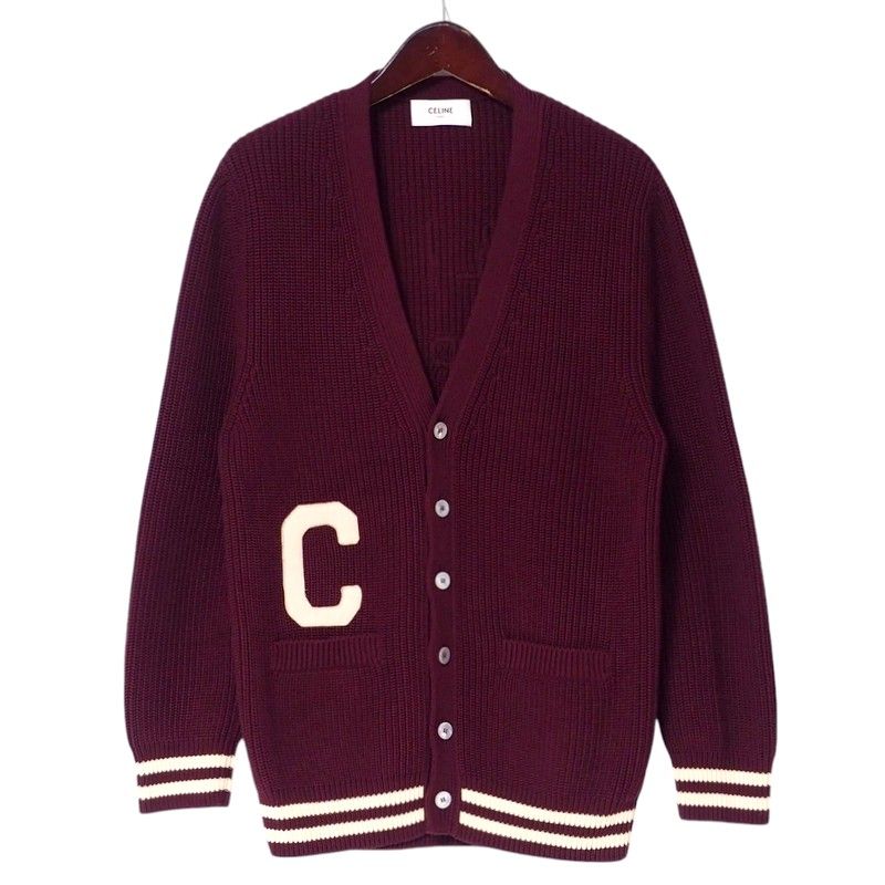 □美品□CELINE セリーヌ カーディガン サイズS(165/84A) ニット 