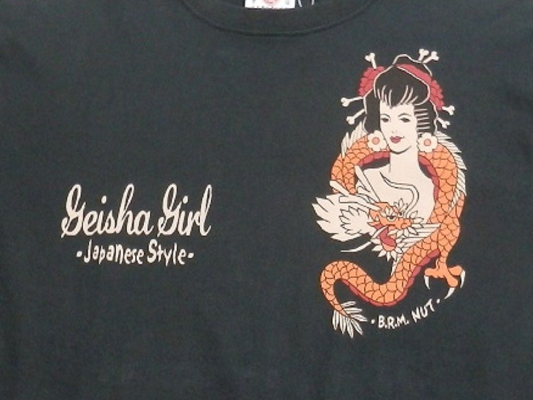 爆裂爛漫娘／ＢＲＭ／Ｌサイズ／送料無料／RMLT-235／長袖Ｔシャツ／エフ商会／新品／和柄 ／梵字 爆裂爛漫娘／ＢＲＭ／Lサイズ／長袖Ｔシャツ／RMLT-238／ブラック