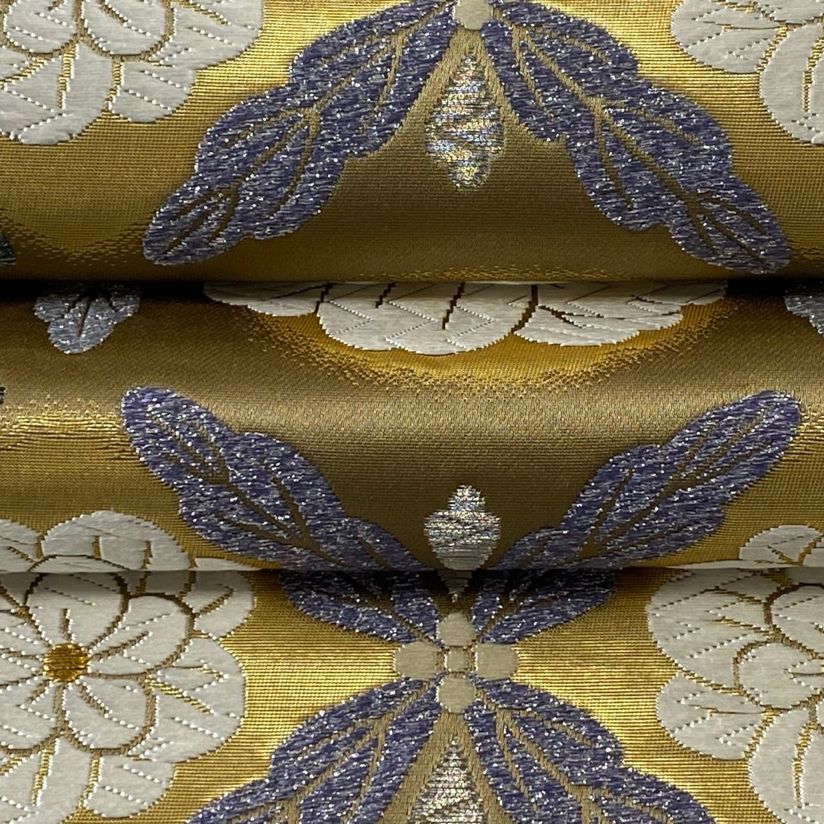 ⑥④①七宝 夏帯 正絹 唐織 金糸 六通 袋帯 未使用品 楽天市場】【新古品】 袋帯 未使用 フォーマル 正絹 螺鈿箔 金糸