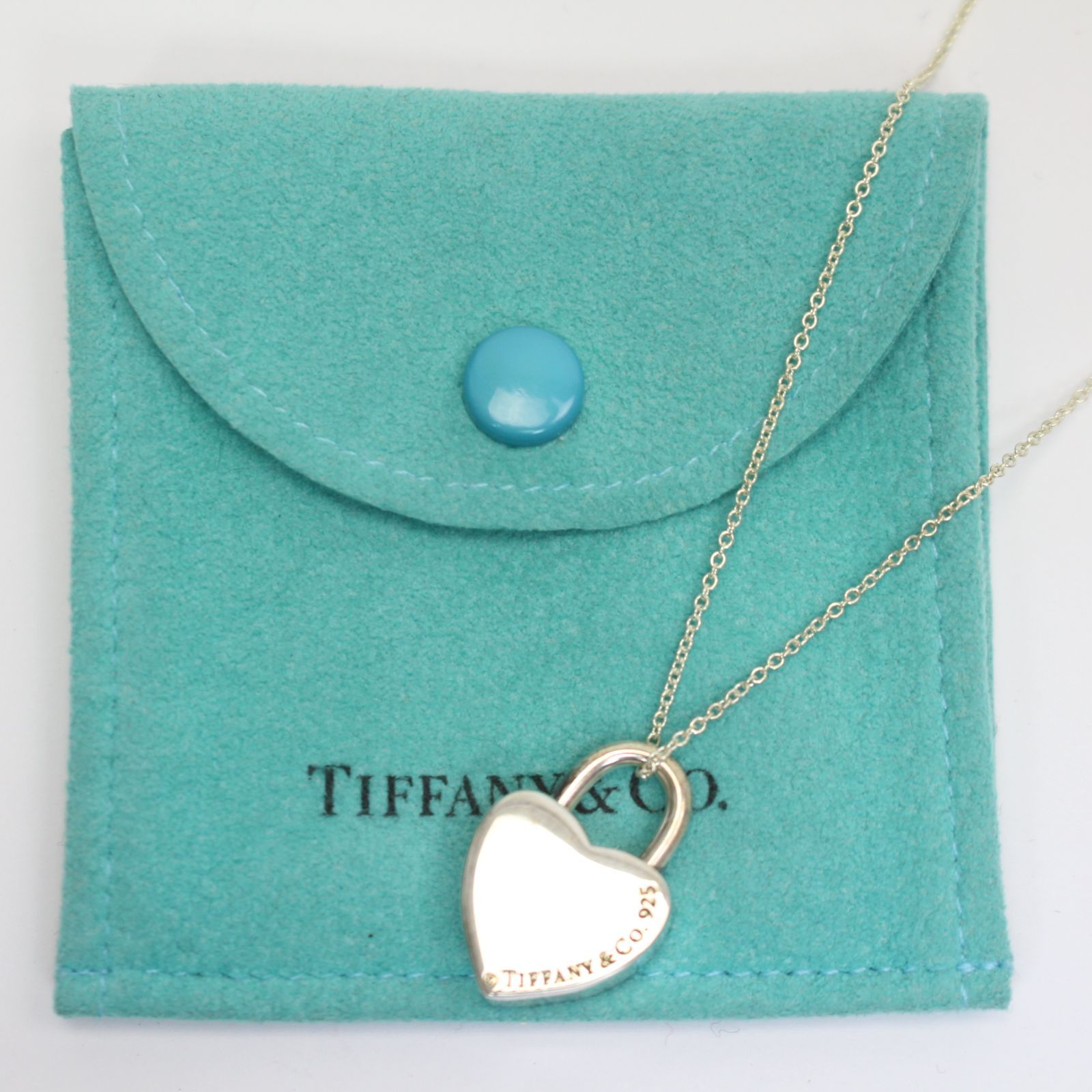 TIFFANY&Co. ハートロックカデナ ペンダントトップ SV925 TIFFANY&Co. ネックレス ハート ロック カデナ SV925 希少 美品