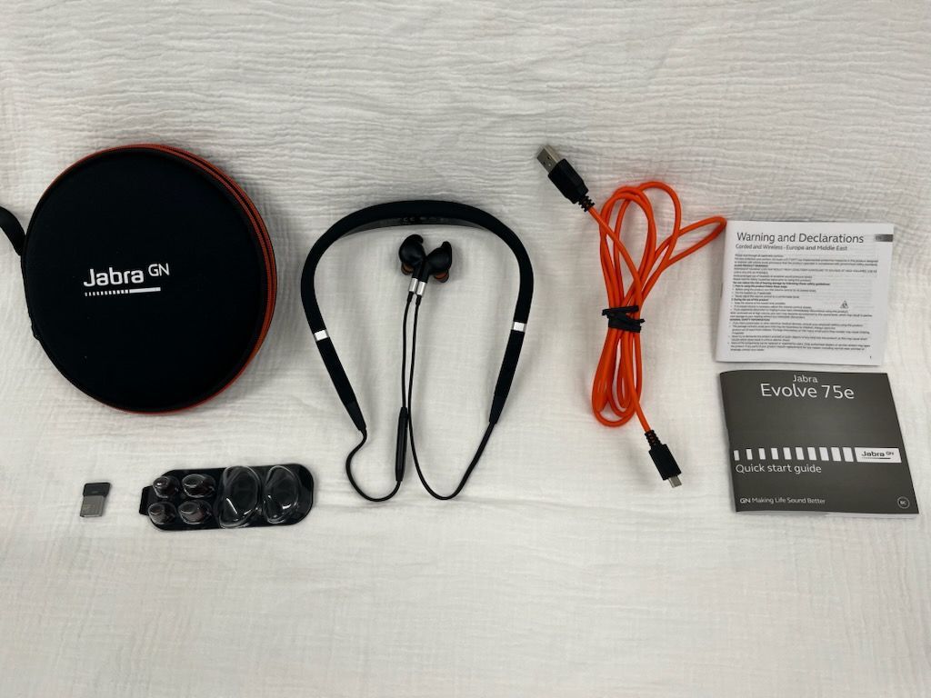 新品未使用　Jabra evolve 75e ネックイヤホン ジャブラ Jabra 製品のサポートを受ける