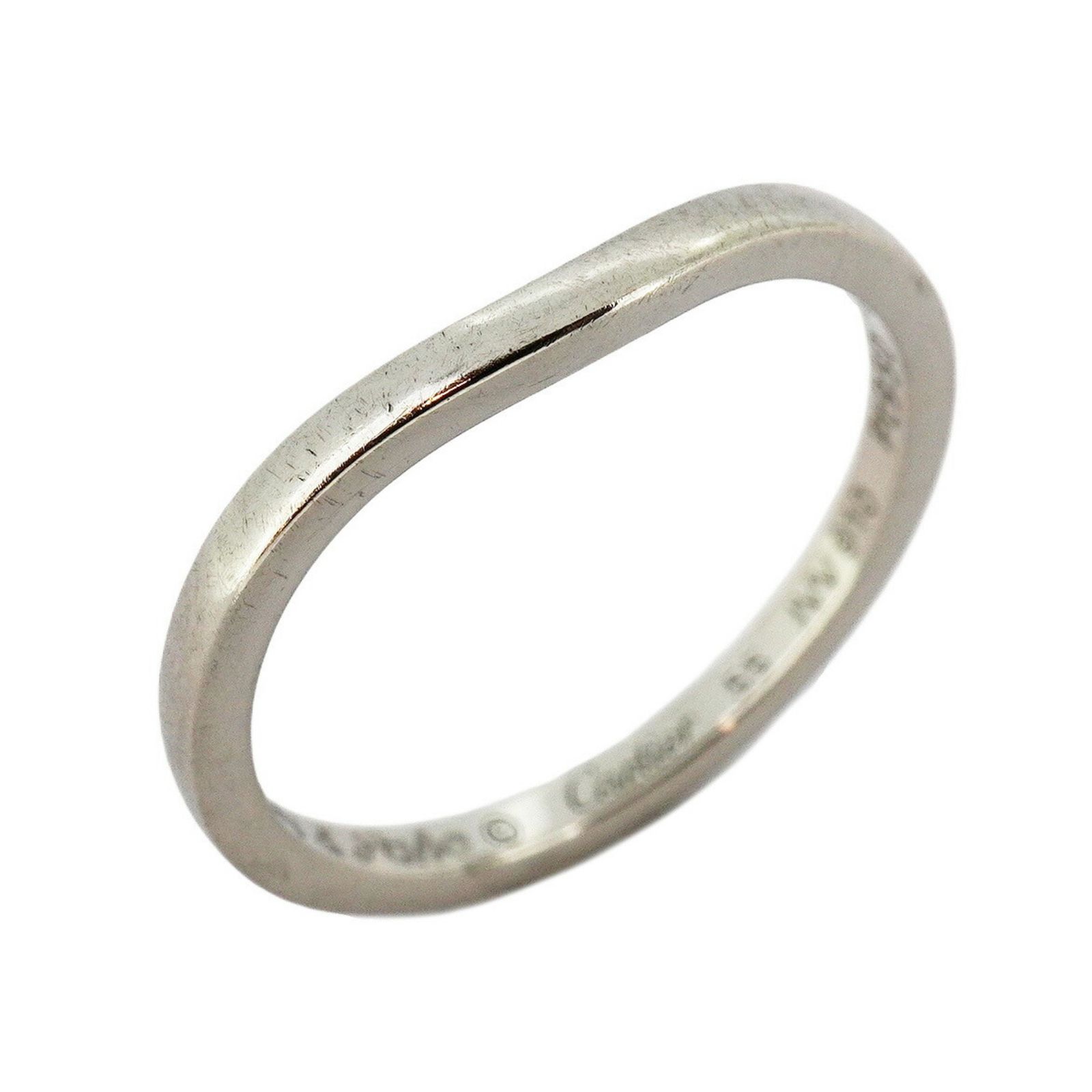カルティエ(Cartier) カルティエ リング バレリーナ Pt950 プラチナ ＃55メンズ
