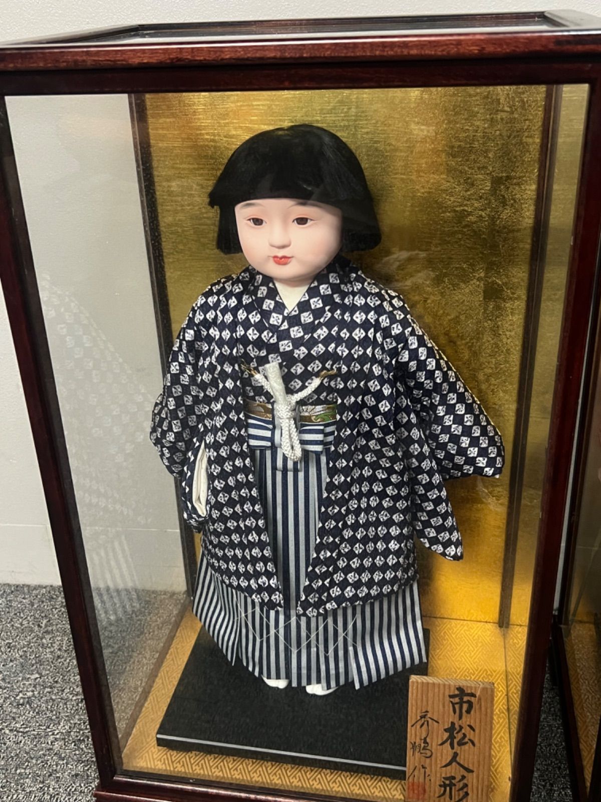 ⭐︎ 市松人形 ペア 秀鵬 お人形 日本人形 可愛い顔 - メルカリ