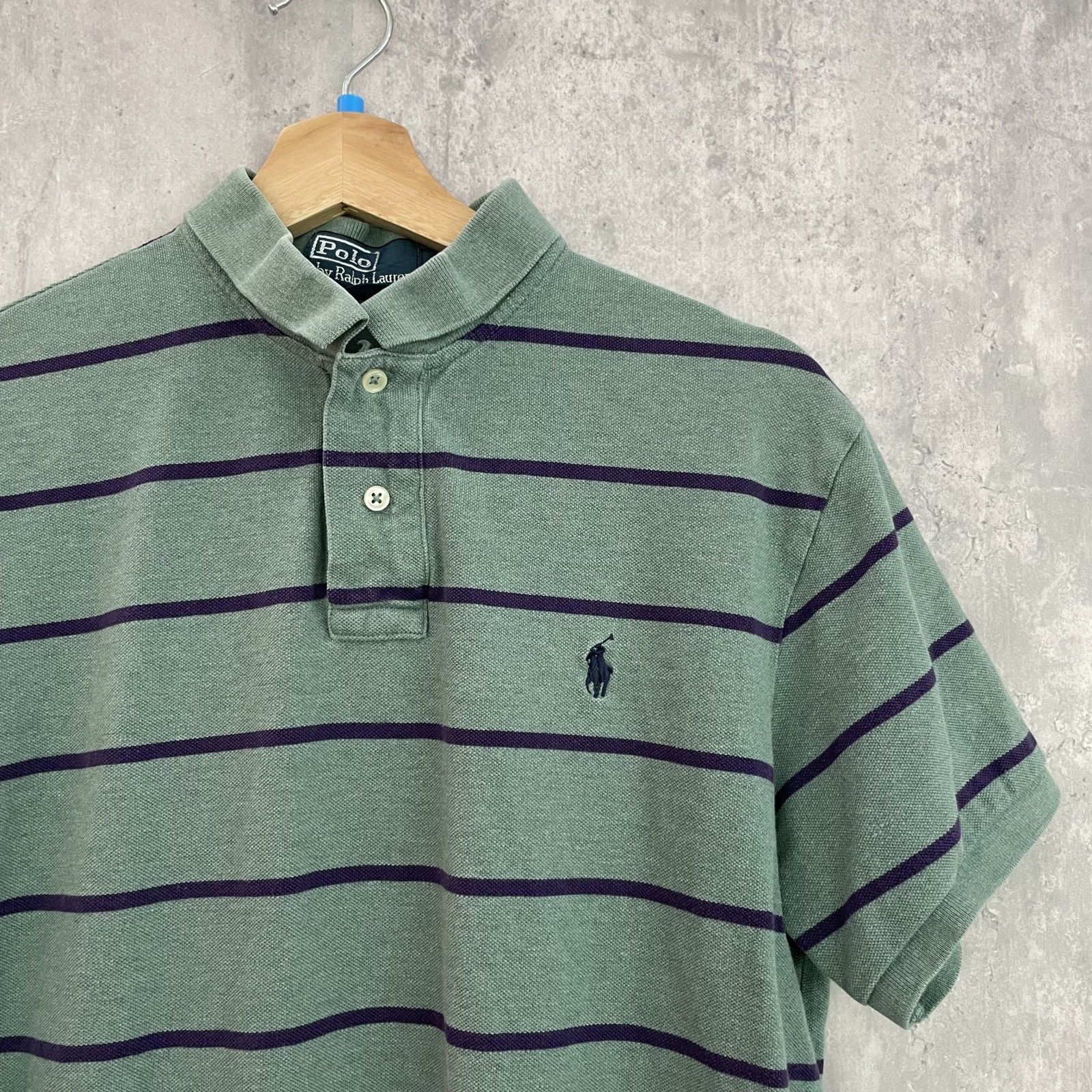 90s〜古着 RalphLauren ラルフローレン ポロシャツ ボーダー柄 ヴィンテージ vintage Usedclothing |  kiTAILORd's ～キテーラーズ～ powered by BASE