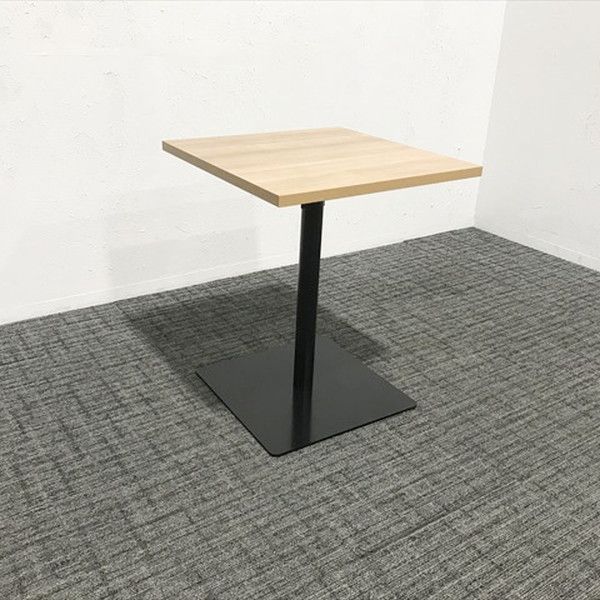 ミーティングテーブル 完成品 角テーブル レシル カフェテーブル W600 ナチュラル