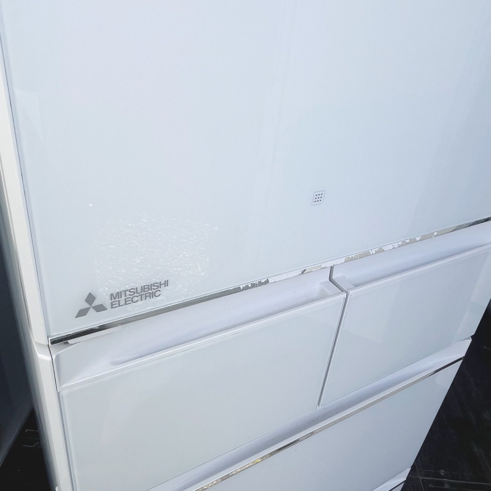 63取付無料！三菱ワイドチルドルーム搭載おしゃれホワイトインテリア5ドア冷蔵庫 63取付無料！三菱ワイドチルドルーム搭載おしゃれホワイト