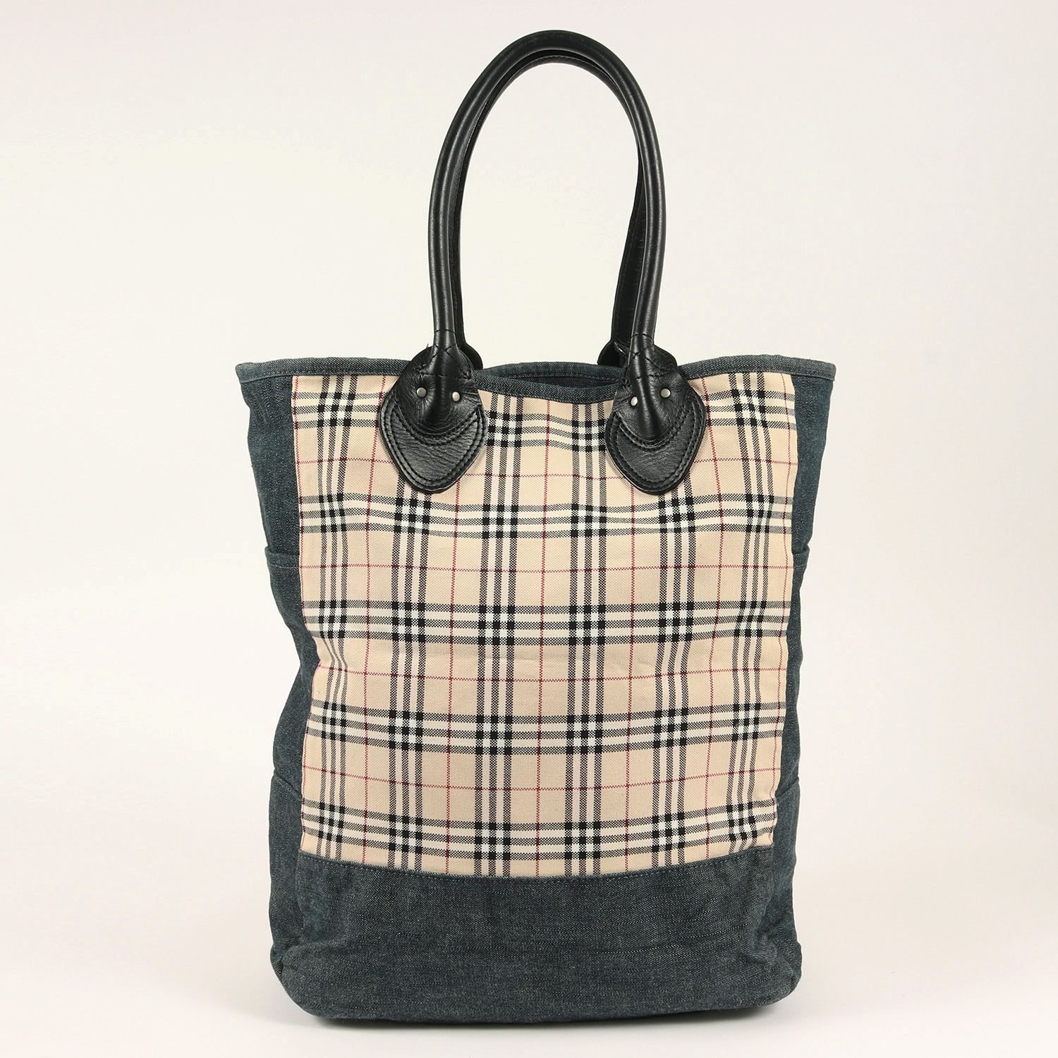 BURBERRY BLACK LABEL バーバリー ブラックレーベル ロゴプレート付き 