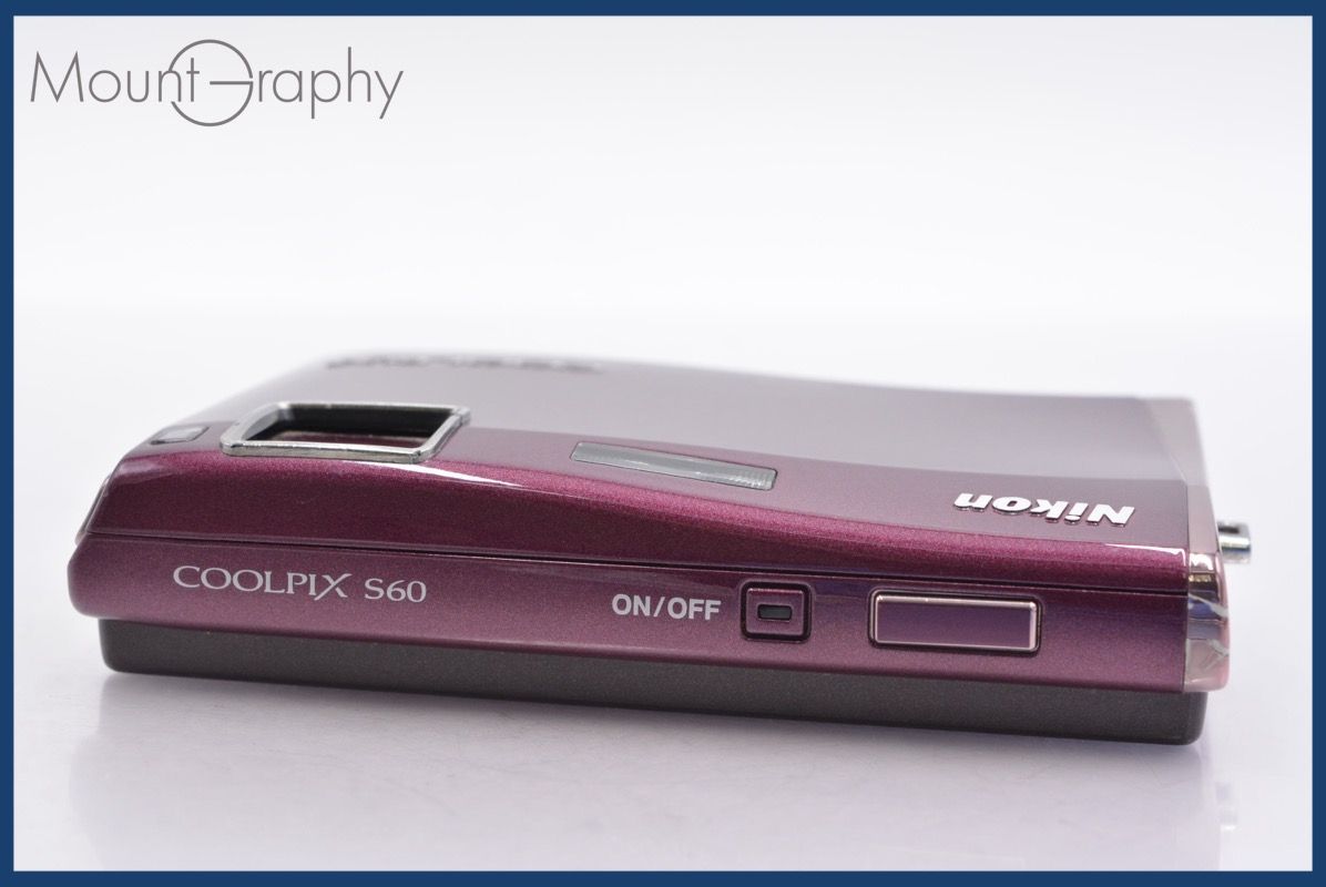 ☆極上美品☆ ニコン Nikon COOLPIX S60 5x バッテリー付属 同梱