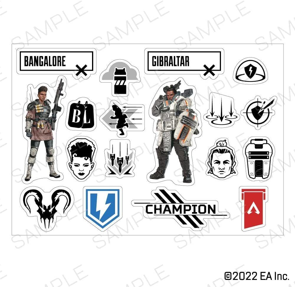 APEX LEGENDS デカールステッカー 3枚セット B☆新品未開封
