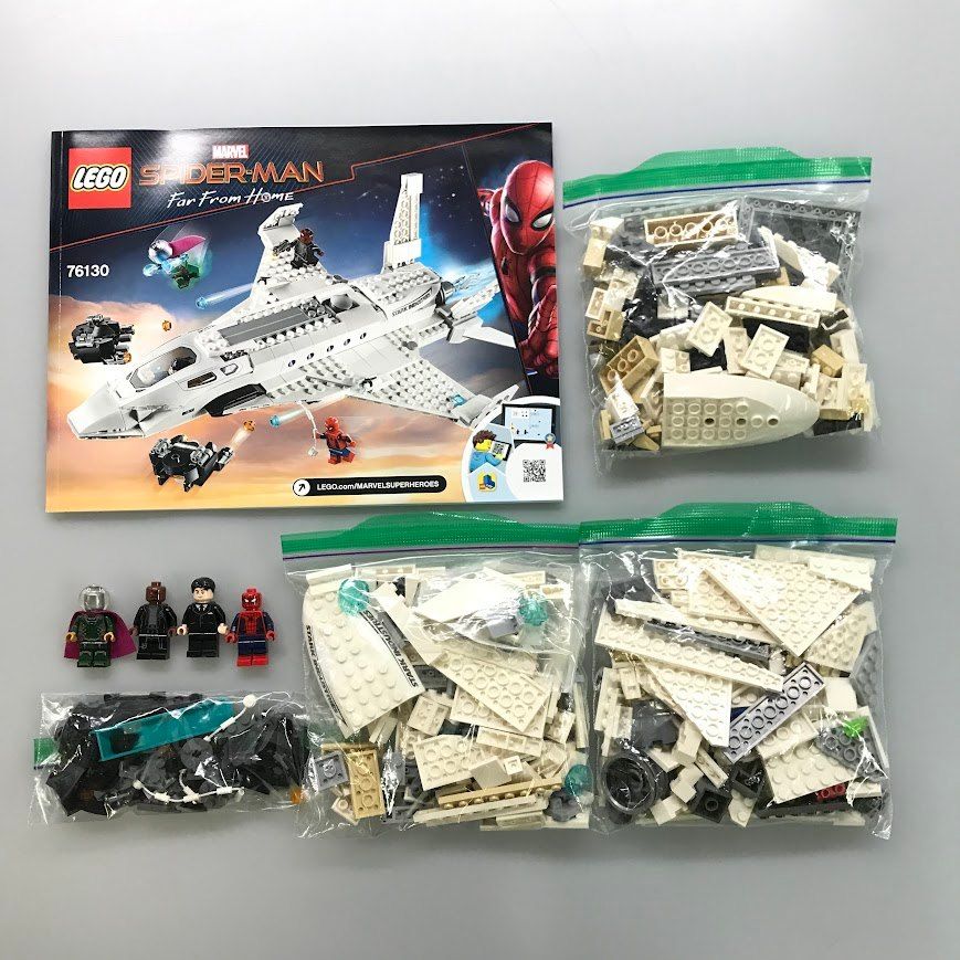 正規品 中古 LEGO レゴ マーベル 76130 スタークジェットとドローン 
