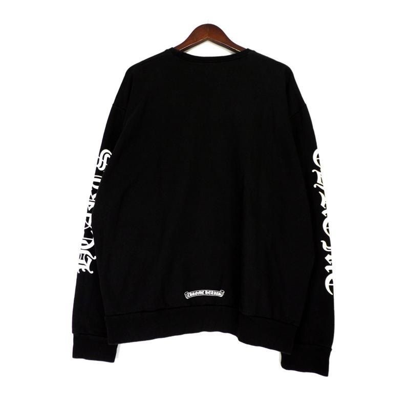 ◆CHROME HEARTS◆ネック ロゴ クルーネック スウェットシャツ CHROME HEARTS☆ネックロゴ クルーネック スウェットシャツ