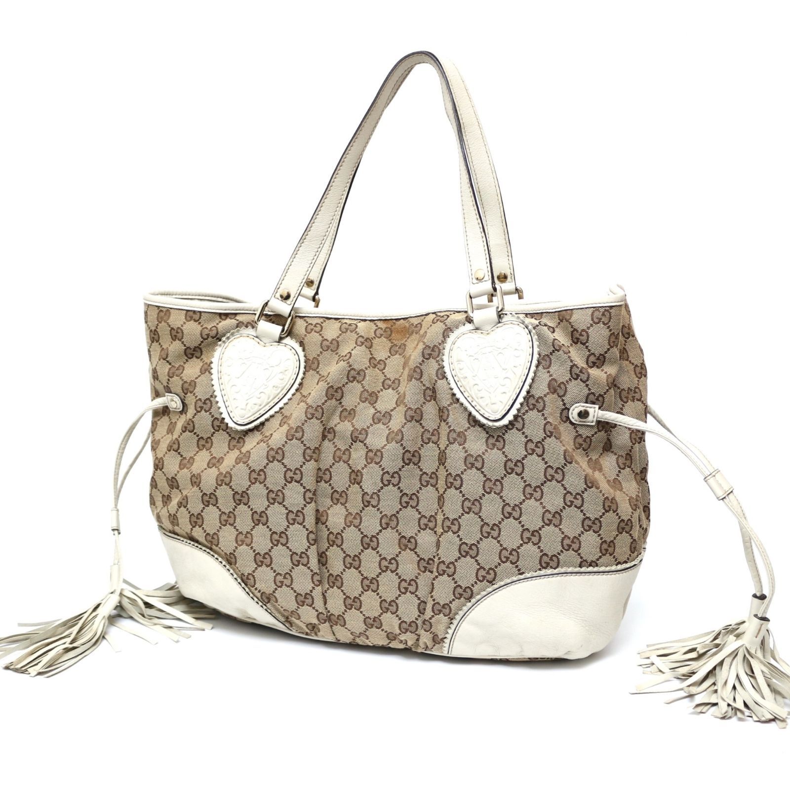 GUCCI GGキャンバス ハンドバッグ 【公式通販】