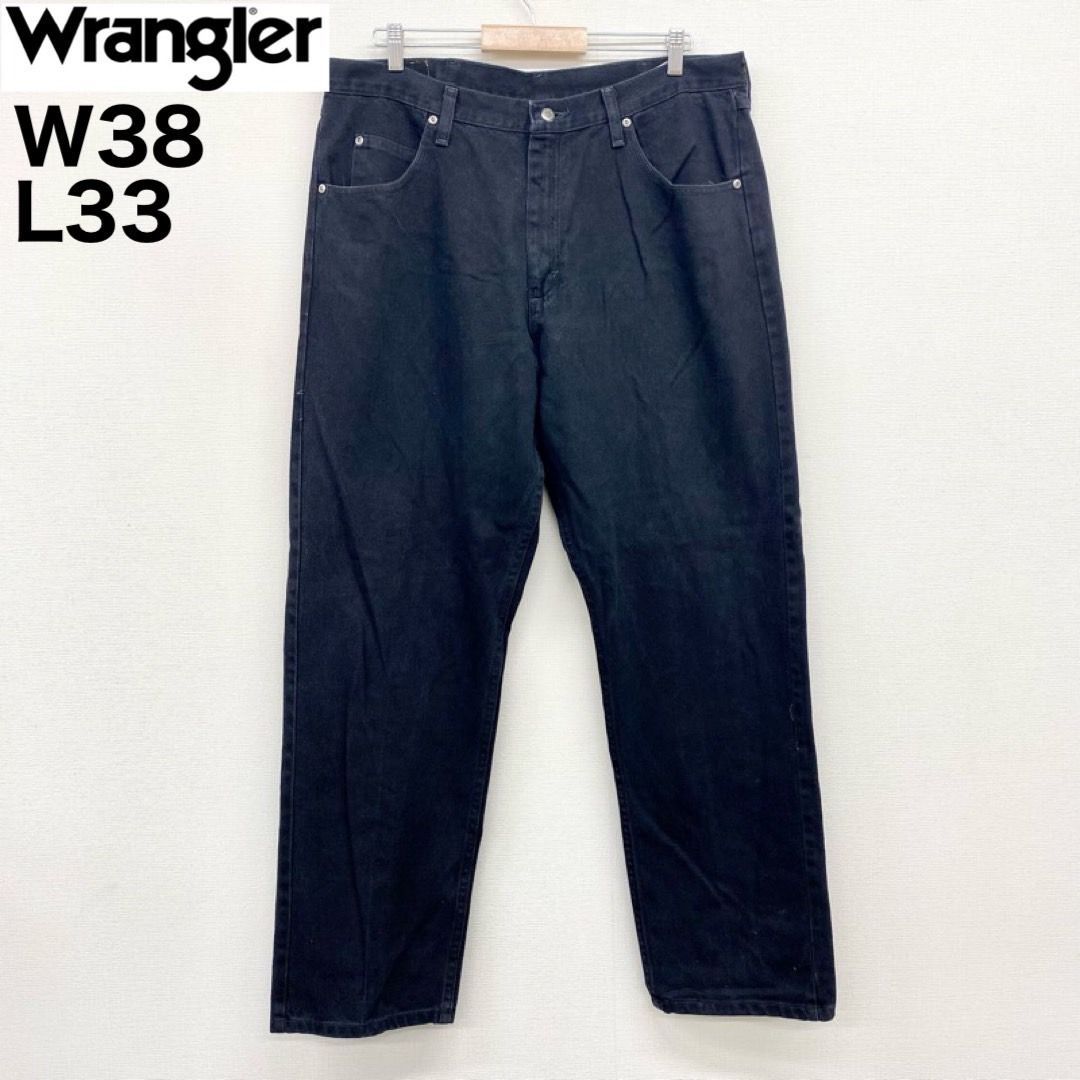 US古着 ラングラー Wrangler ブラック デニム パンツ テーパード