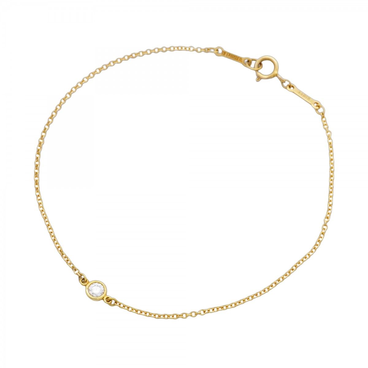 極美品 ティファニー バイザヤード ダイヤ 5P ブレスレット TIFFANY&Co. ティファニー バイザヤード 5P ダイヤモンド