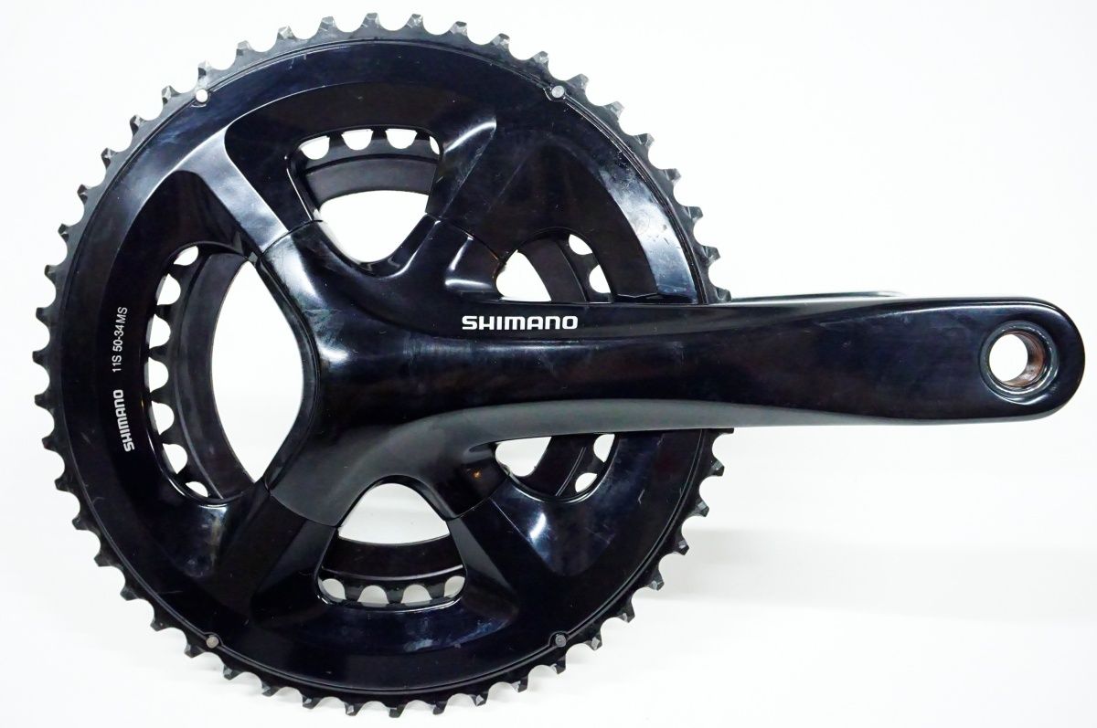 Shimano クランク FC-RS510 50/34T ブラック Shimano RS510 165mm 50