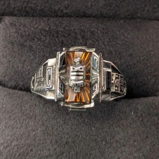 JOSTENS カレッジリング スターリングシルバー925 10号 クラスリング  