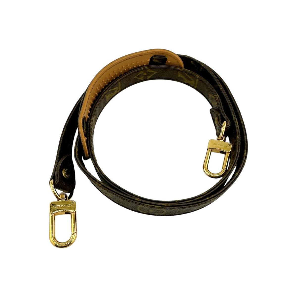 ルイヴィトン J75011 ショルダーストラップ ブラウン  LOUIS VUITTON 肩当て付き モノグラム ルイヴィトン J75011 モノグラム ストラップ 肩当て付き ショルダー