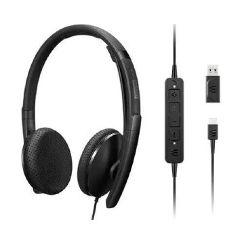 新品・2営業日で発送】LENOVO レノボ Lenovo Wired VOIP ヘッドセット