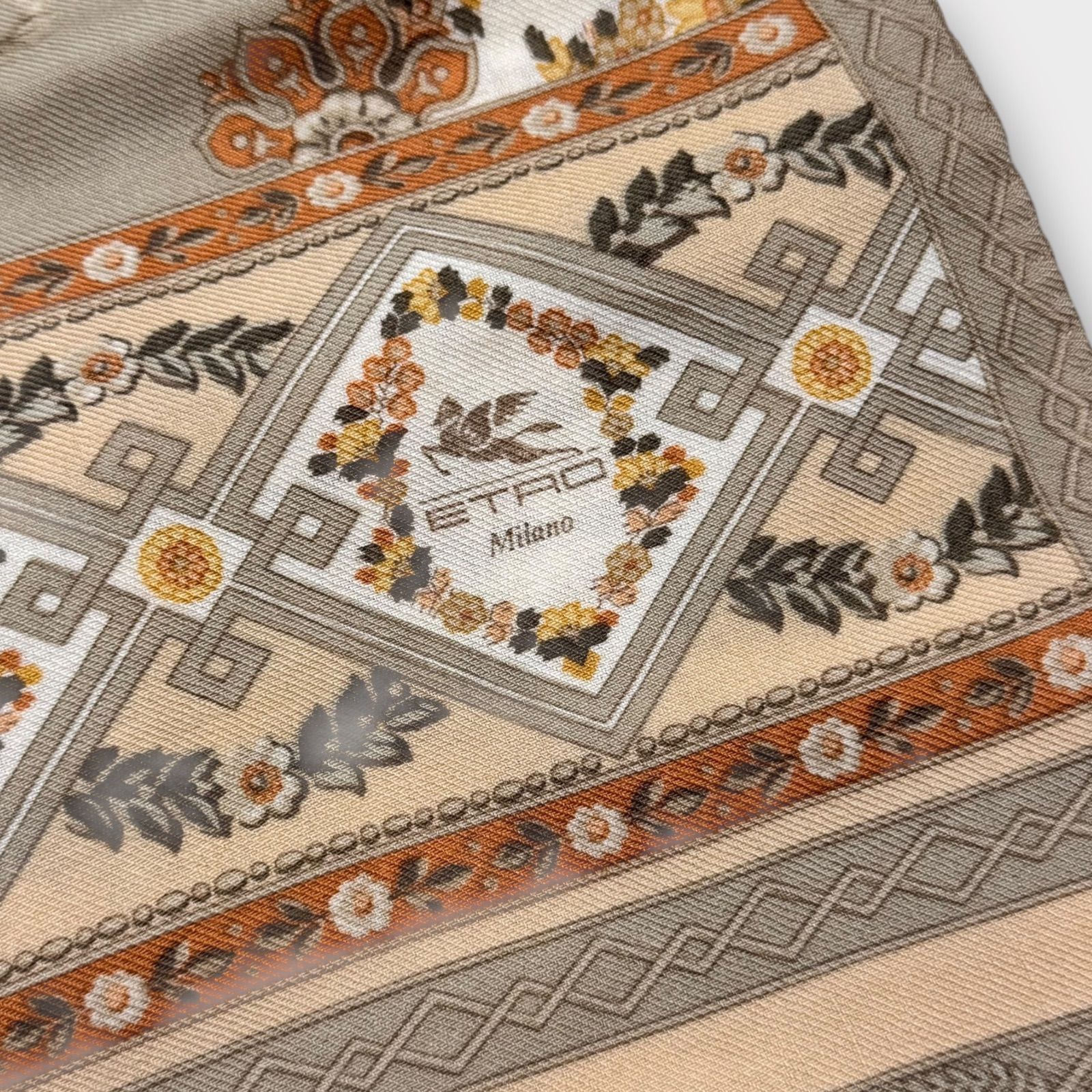 超美品！ETRO エトロ フラワー 花柄 ストール スカーフ ショール