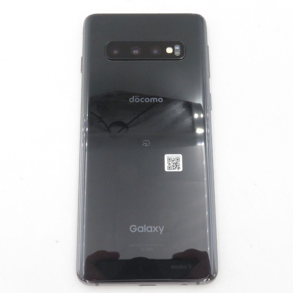 docomo版 Galaxy S10 プリズムブラック SIMロックあり