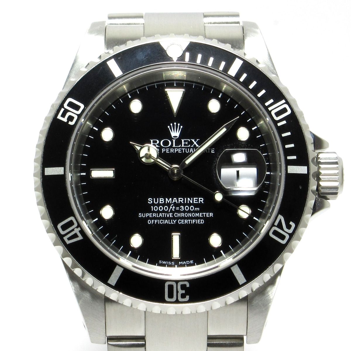 ROLEX(ロレックス) 腕時計美品 サブマリーナデイト 16610 メンズ SS/12 ...