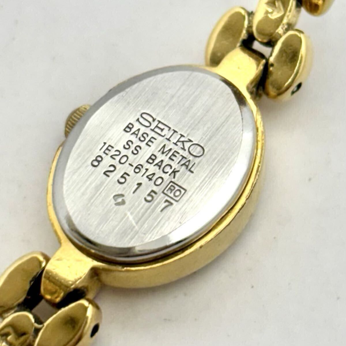 レディース SEIKO 2P カラーストーン ゴールド ブレスウォッチ 1E20-6140