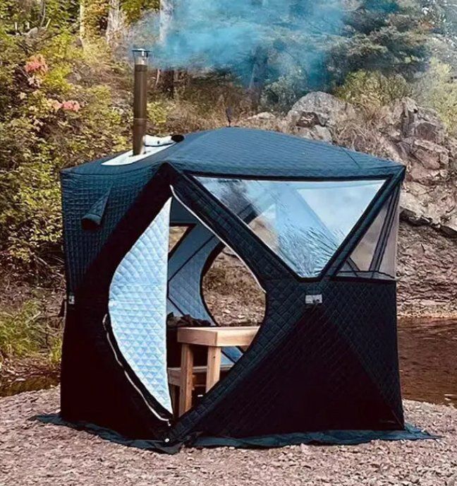 煙突テント屋外キャンプキャンプ綿冬釣り氷釣りテント難燃性サウナテント