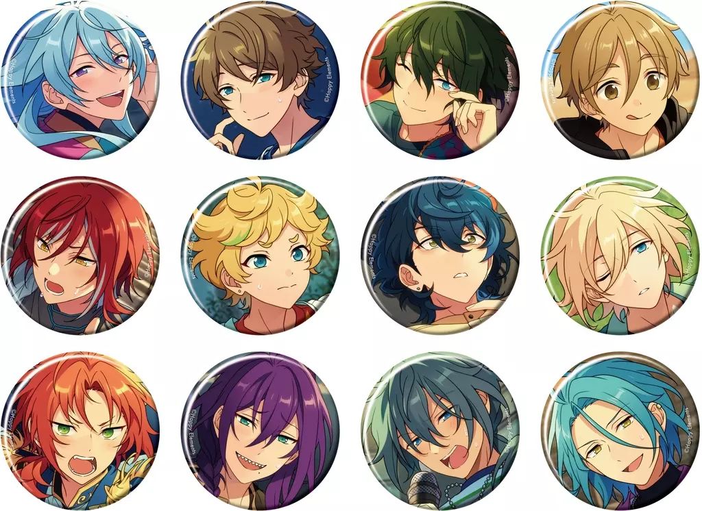 新品】バッジ・ビンズ 【BOX】あんさんぶるスターズ!!Bright me up