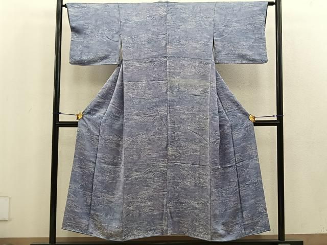 平和屋着物○上質な小紋 こぼれ松葉 正絹 逸品 未使用 CAAX4413ut