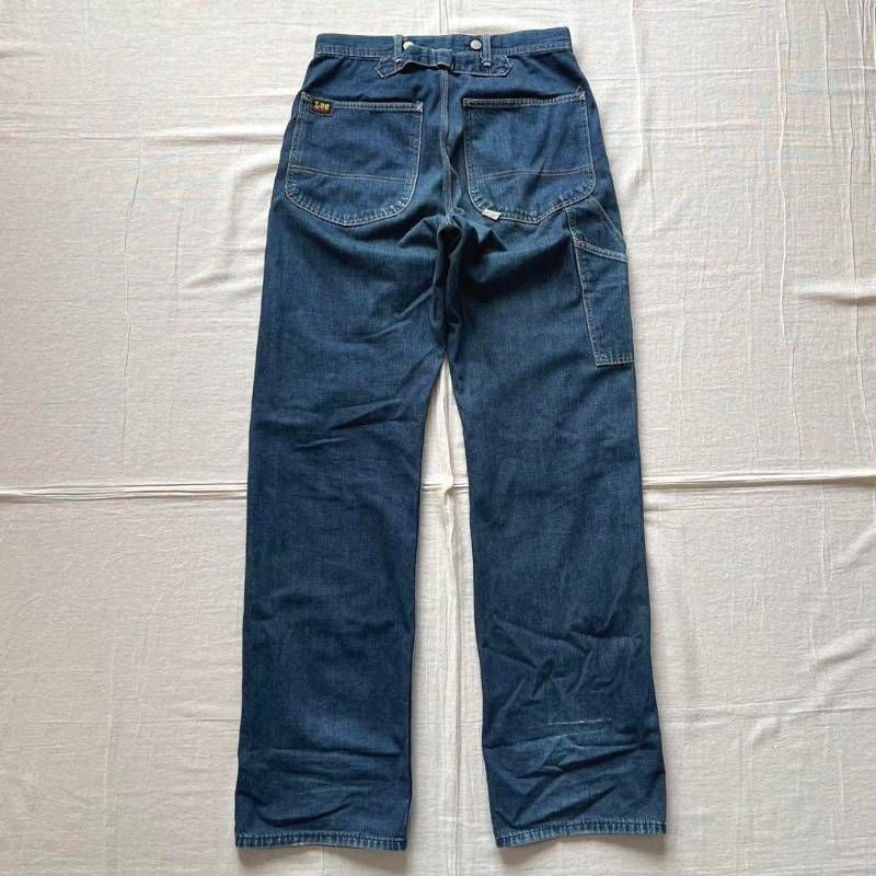 希少 90s vintage Old Lee リー シンチバック ストレートデニム