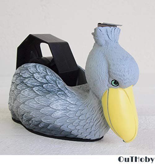 セロハンテープ テープカッター テープディスペンサー ハシビロコウ かわいい リ