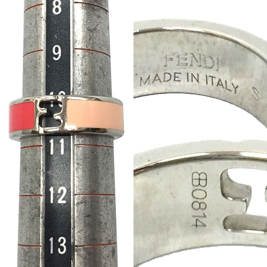 セール FENDI フェンディ FF リング Sサイズ 10.5号 バイカラー