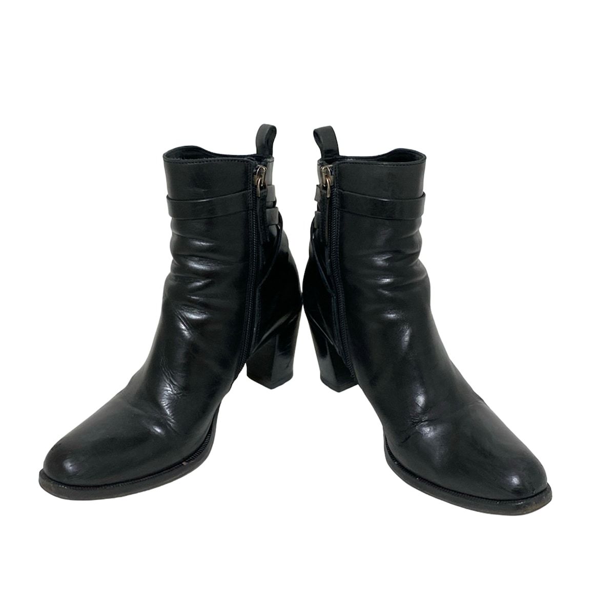 【SARTORE♡】 黒38.5cm ショートブーツ　定価9.8万円 shinfulife-otherlife_srt4429