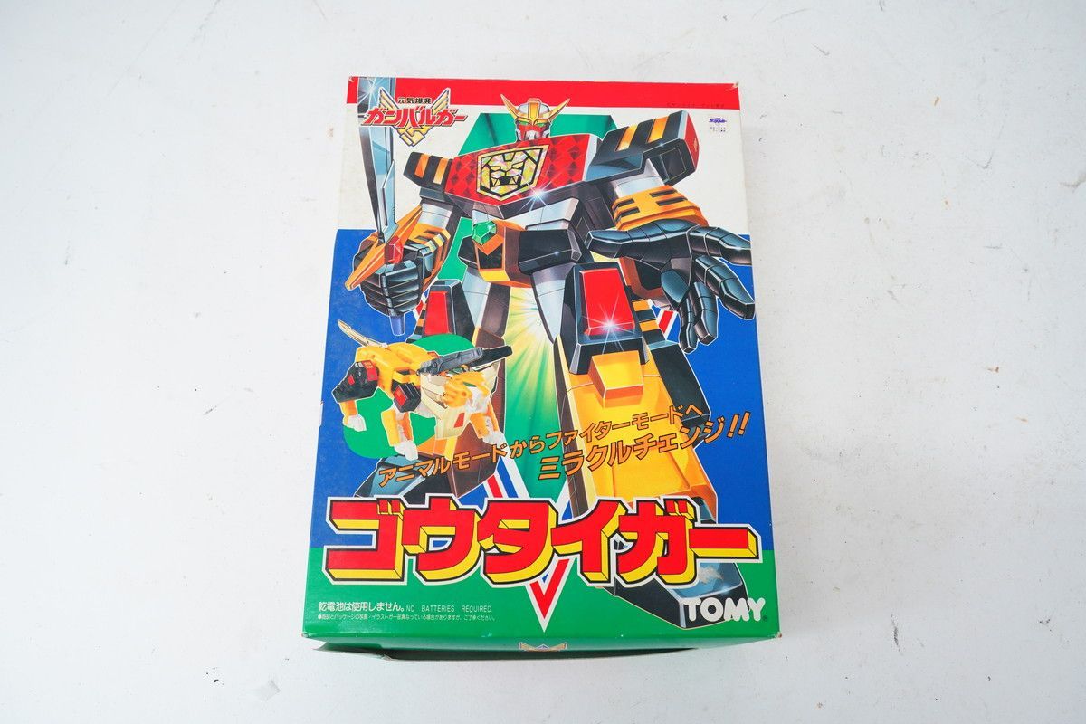 TOMY 元気爆発 ミラクルチェンジ ガンバルガー ゴウタイガー 1982 7.552 △ 元気爆発ガンバルガー ゴウタイガー TOMY - メルカリ