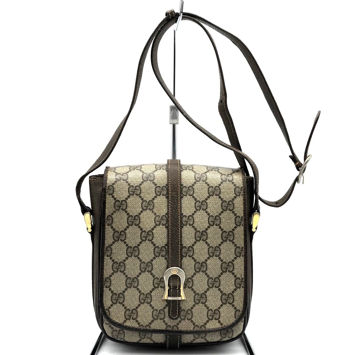 GUCCI グッチ オールドグッチ GG柄 ショルダーバッグ 斜め掛け バッグ 