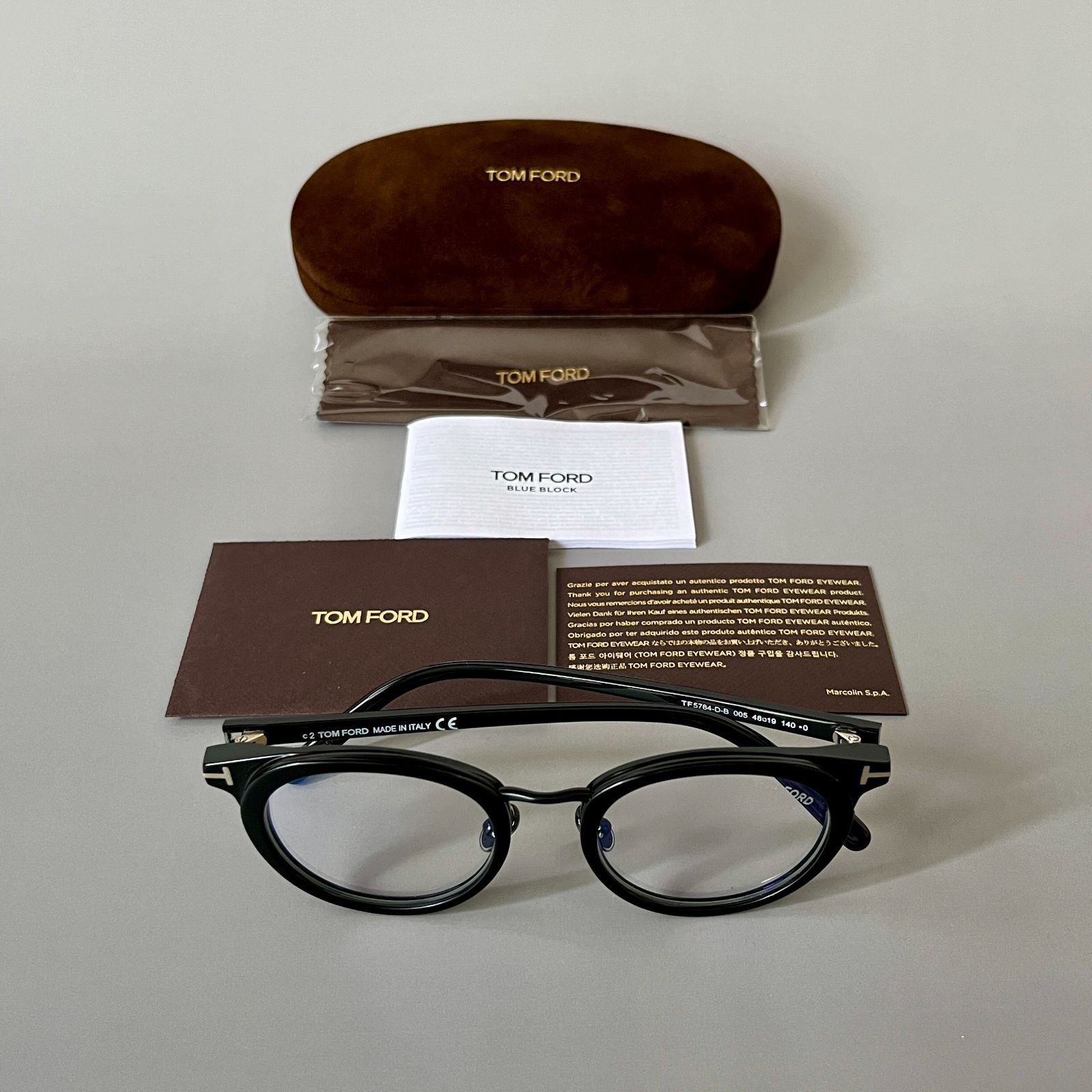 トムフォード メガネ ボストン アジアンフィット ブラック ゴールド 黒 金 トムフォード メガネ スクエア TOM FORD アジアンフィット