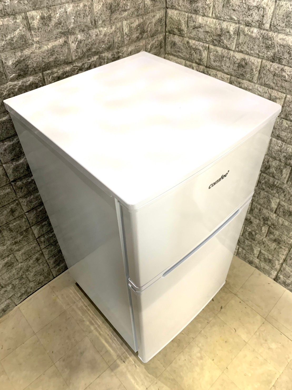 【梱包発送たのメル便送料込】comfee 冷蔵/冷凍庫 RCT90WH/E 冷蔵庫 comfee RCT90WH/E 2021年製 90L