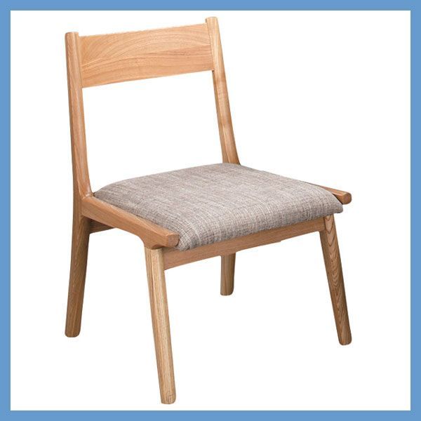 ２脚セット 天然木 アッシュ のダイニングチェア W48×D55×H70×SH36-7cm No.331 ナチュラル