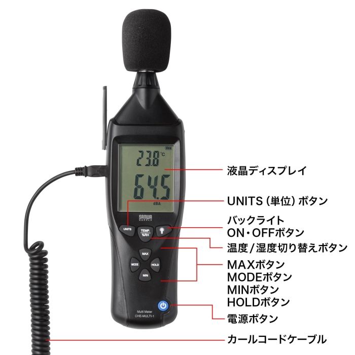 多機能測定機器 1台5役