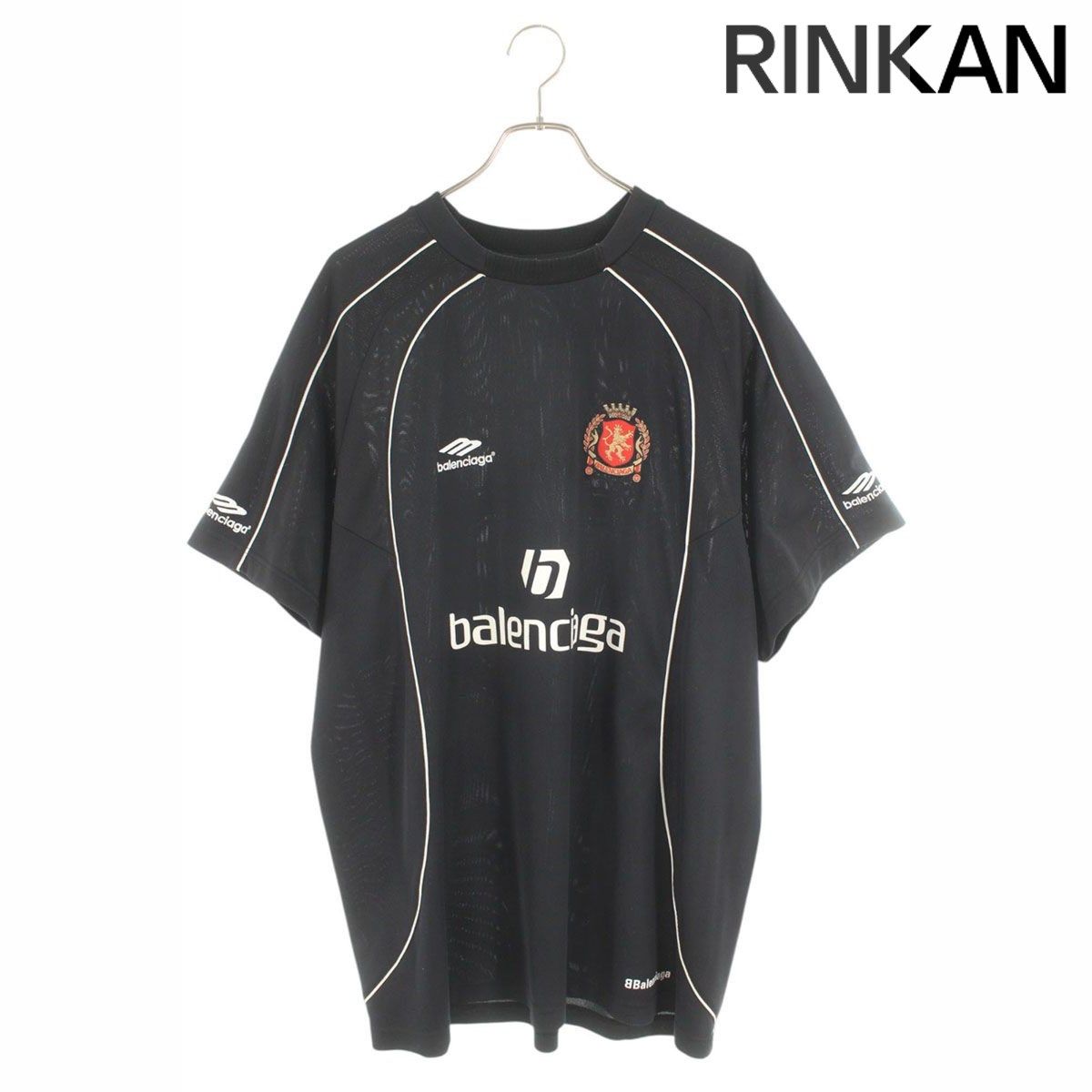バレンシアガ  777705 TPVT7 サッカーシリーズテクニカルジャージTシャツ メンズ 2