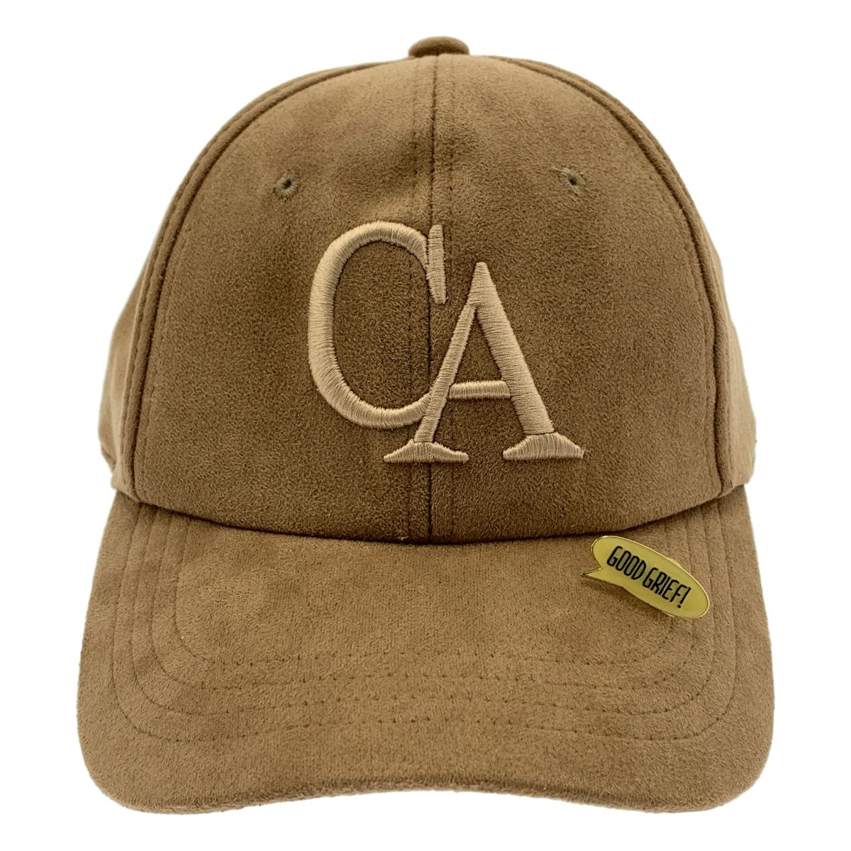 【新品】アパルトモンGOOD GRIEF!コーデュロイ モノグラム キャップ白 アパルトモン【GOOD GRIEF/グッドグリーフ】State Name Cap
