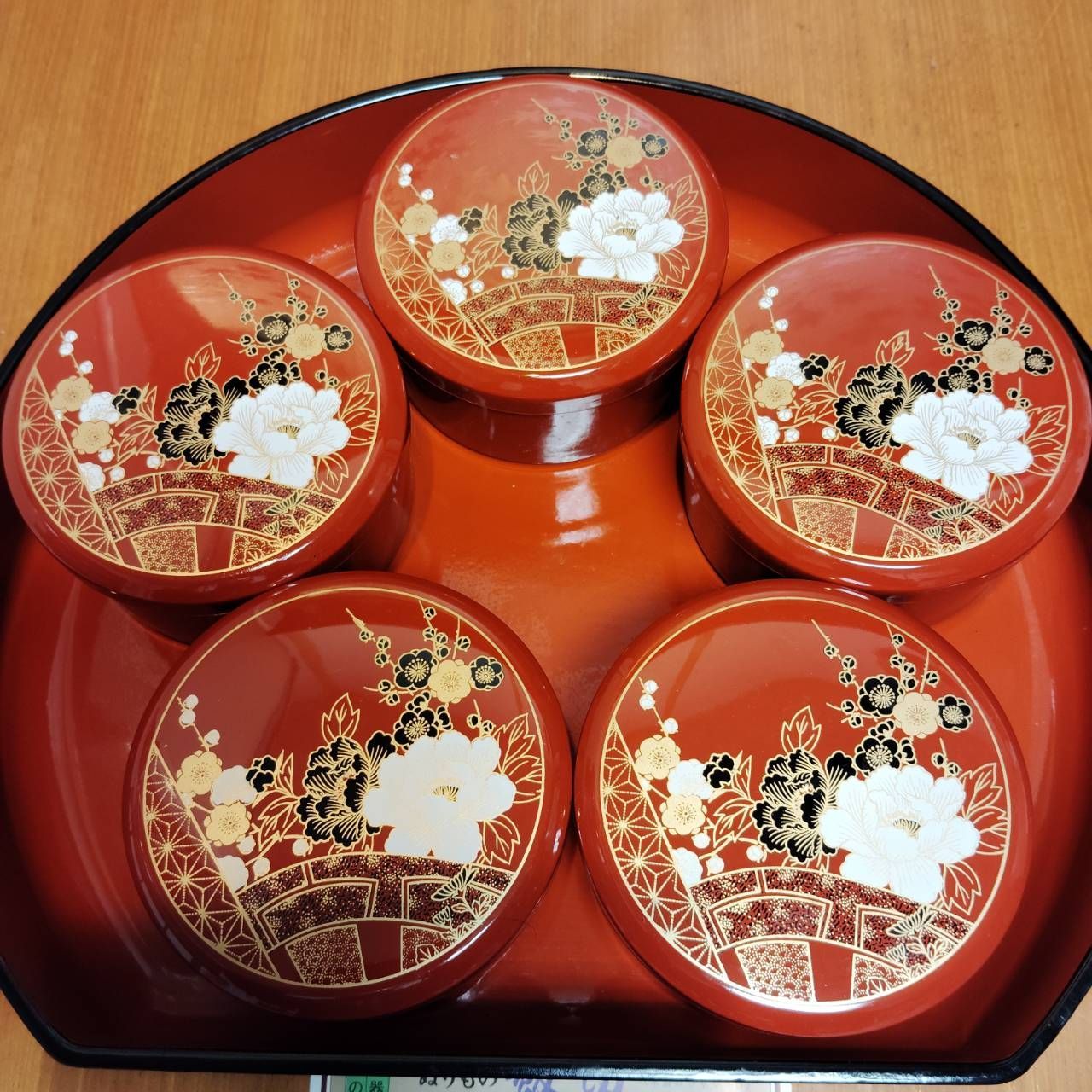 山中漆器 寿司桶 蓋付椀 セット 御所牡丹 ひな祭り ちらし寿司 まぜ