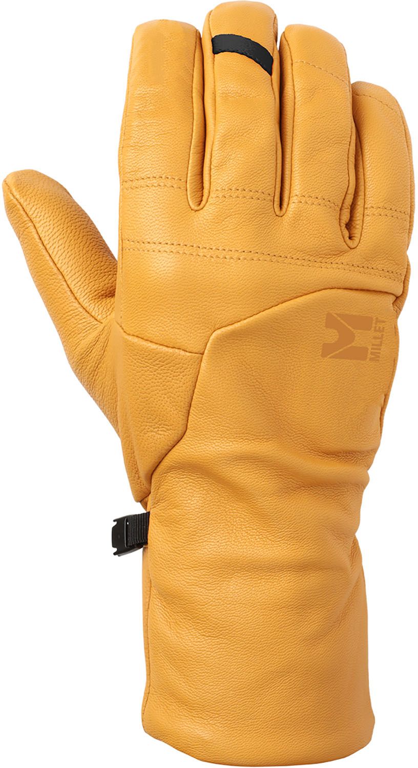 ミレー MILLET アウトドア LEATHER SHERPA GLOVE MIV10029 N8779 HONEYMUSTARD