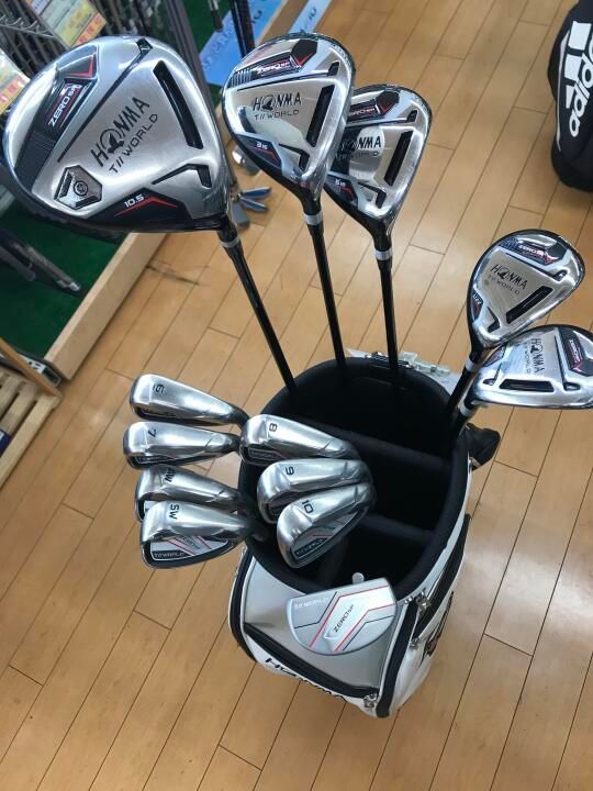 良品 ホンマ ツアーワールド ZERO メンズクラブセット13本 初心者 SR