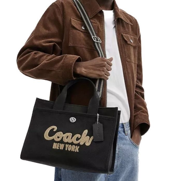 【新品】COACH コーチ カーゴ トート35 ラージ A4収納 ブラック