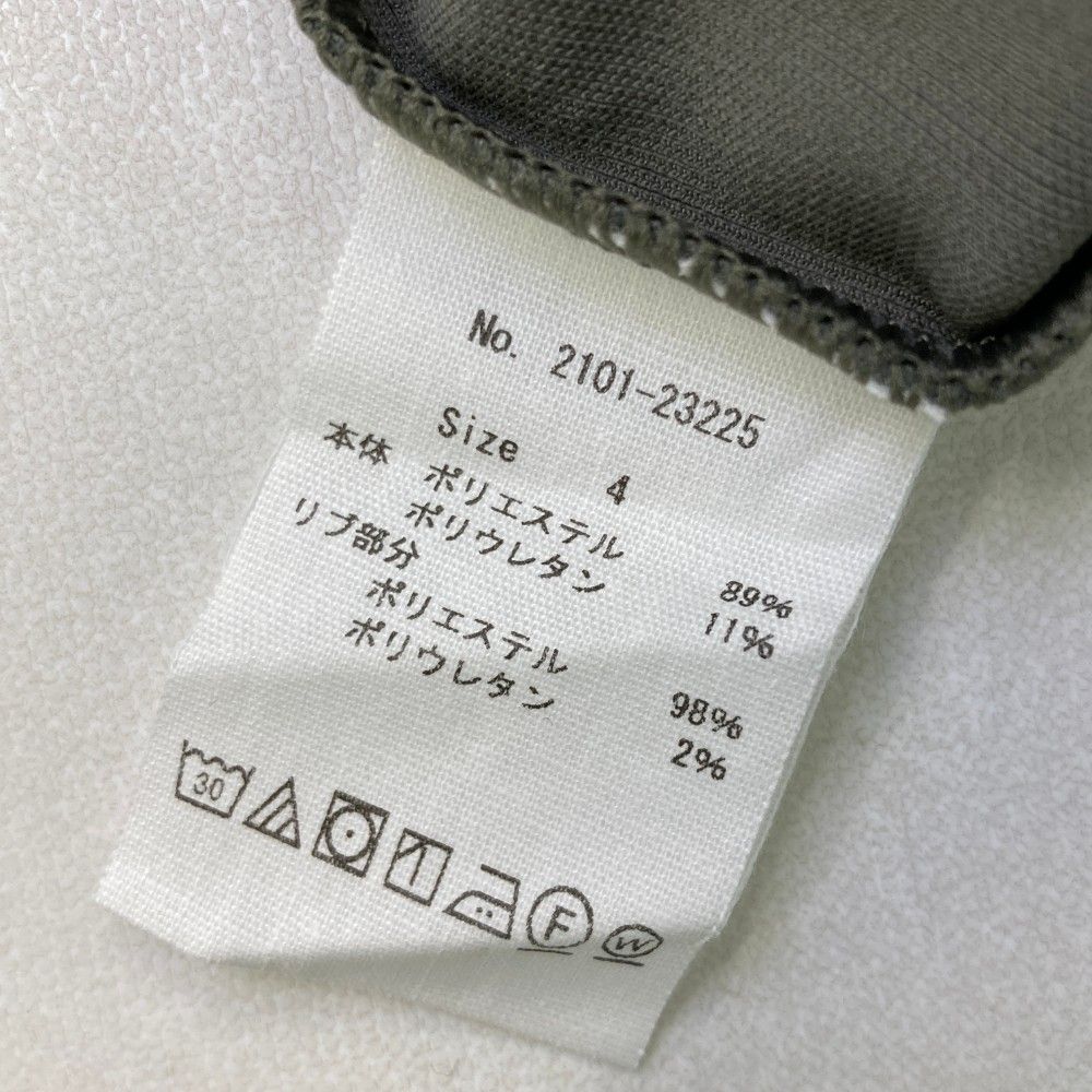 サイズ：4 CPG GOLF シーピージーゴルフ 長袖ポロシャツ カーキ