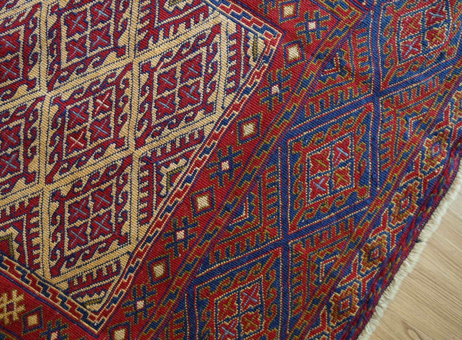 ペルシャ手織り スマックキリム 165×129cm トライバル伝統柄 MARWIL-DEMENAGEMENTS_CH