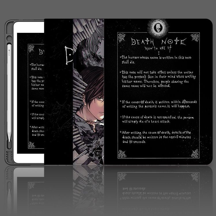 DEATH NOTE ipad ケース 第9世代 デスノート 第8世代 第7世代 第6世代 ケース ipadケース かわいい iPad air m2 13インチ 11インチ air5 air4 10.9インチ iPad mini 6 5 ipad pro